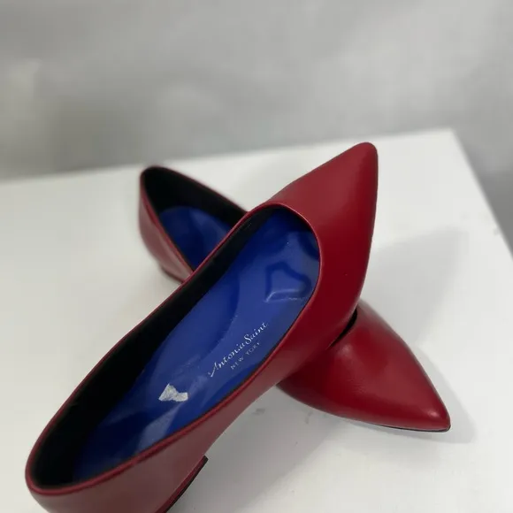 Antonia Saint Brooklyn red comfort shoes, like new