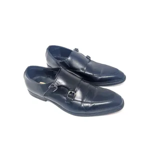 Antonio Cerrelli Double Monk Strap Black Loafers - Men's Sz 8.5 Dress Shoes