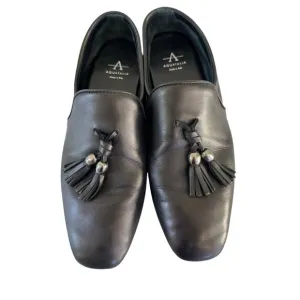 Aquatalia Women's Black Loafers/Flats Leather Shoes Size 8M