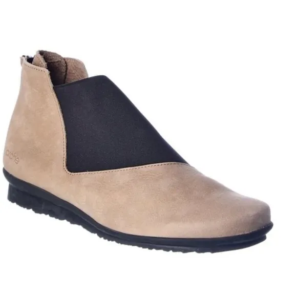 Arche Barzem Leather Booties Sabbia Nubuck Leather Size 38 US 7 Comfort Shoes