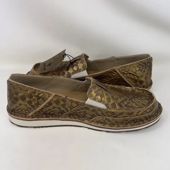 Ariat Cruiser Embossed Mosaic Slip On Shoes Loafers Copper Women’s Size 8.5 B