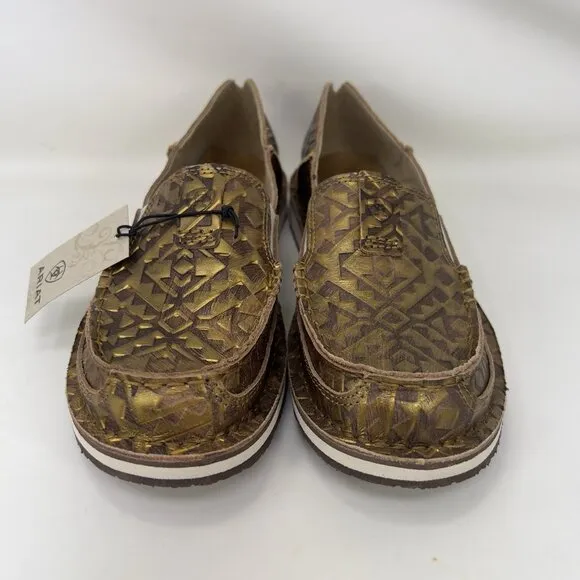 Ariat Cruiser Embossed Mosaic Slip On Shoes Loafers Copper Women’s Size 8.5 B
