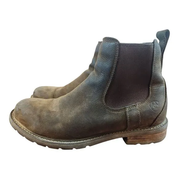 Ariat Wexford Chelsea waterproof mens sz 9.5 boots leather brown