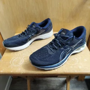 Asics 1011A767 Gel Kayano 27 Men's US 15 Peacoat Blue Grey Running Shoes EUC