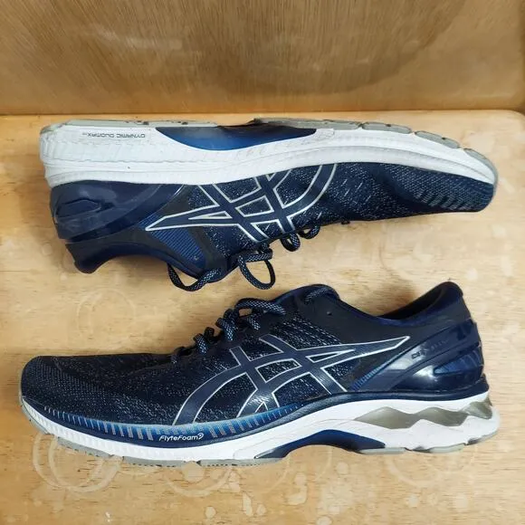 Asics 1011A767 Gel Kayano 27 Men's US 15 Peacoat Blue Grey Running Shoes EUC