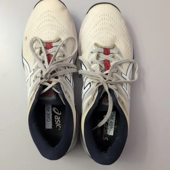 ASICS Cream Running Shoes Size 10 Men