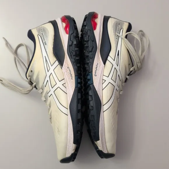 ASICS Cream Running Shoes Size 10 Men