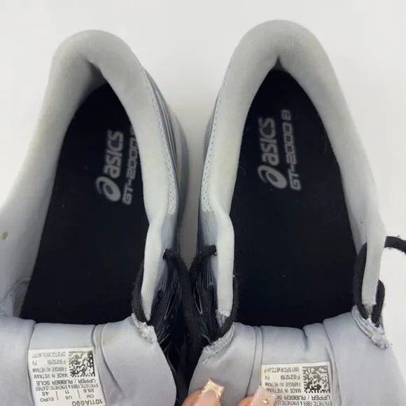 Asics GT-2000 8 gray and black running shoes
