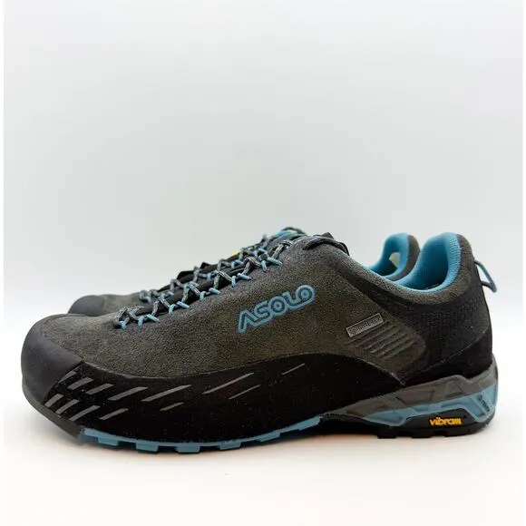 ASOLO Women’s ELDO LTH Hiking Shoes 7.5 Graphite Blue GORE-TEX Vibram NIB