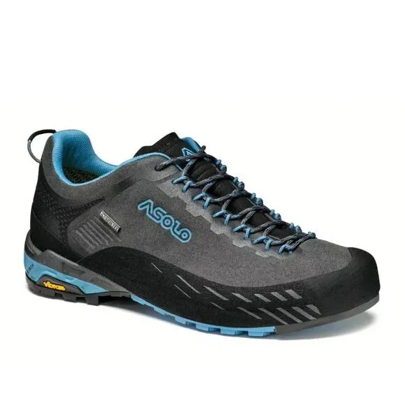 ASOLO Women’s ELDO LTH Hiking Shoes 7.5 Graphite Blue GORE-TEX Vibram NIB