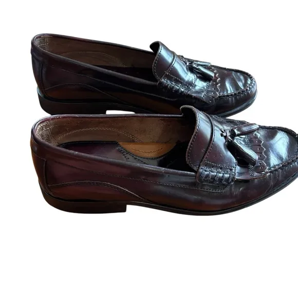 Authentic Bass Weejuns Barnett‎ Kiltie Tassel Loafers Size 10.5