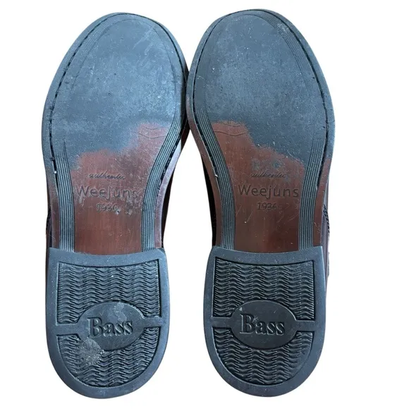 Authentic Bass Weejuns Barnett‎ Kiltie Tassel Loafers Size 10.5