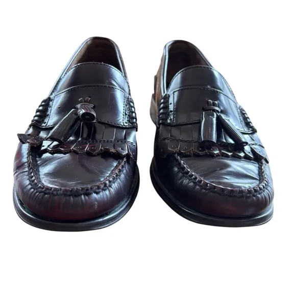 Authentic Bass Weejuns Barnett‎ Kiltie Tassel Loafers Size 10.5