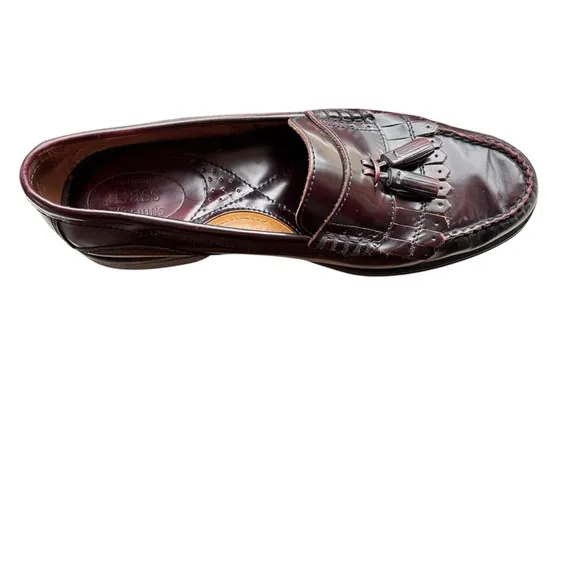Authentic Bass Weejuns Barnett‎ Kiltie Tassel Loafers Size 10.5