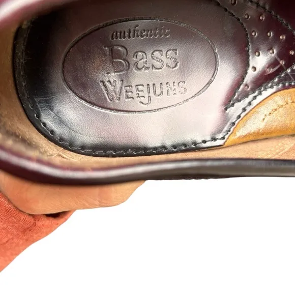Authentic Bass Weejuns Barnett‎ Kiltie Tassel Loafers Size 10.5