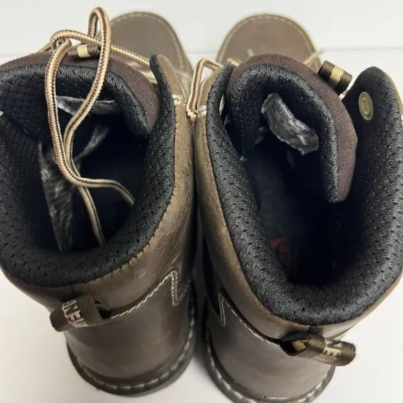 Avenger Men's Wedge Moc Waterproof Boots Brown Size 10.5EE