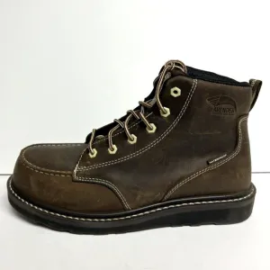 Avenger Men's Wedge Moc Waterproof Boots Brown Size 10.5EE