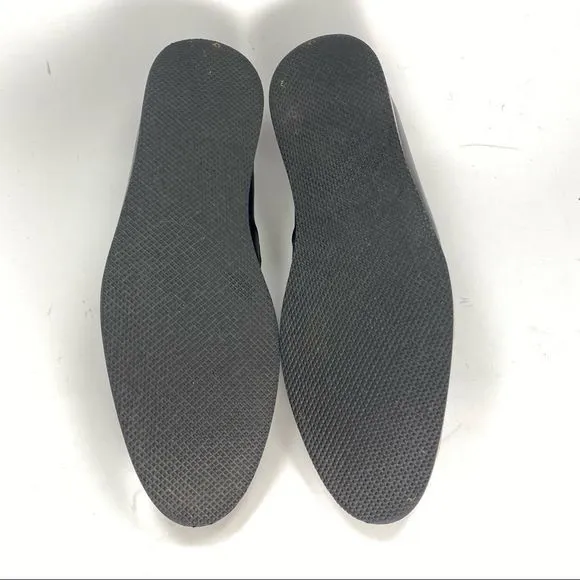 BACCO BUCCI CENTURY II  LEATHER SHEEP SKIN SLIP-ON COLOR BLACK SZ 9.5.