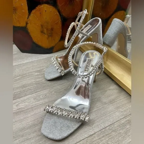 Badgley Mischka Collection Marilee Ankle Strap Sandal, Size 8
