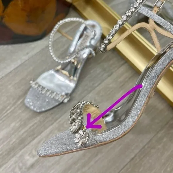 Badgley Mischka Collection Marilee Ankle Strap Sandal, Size 8