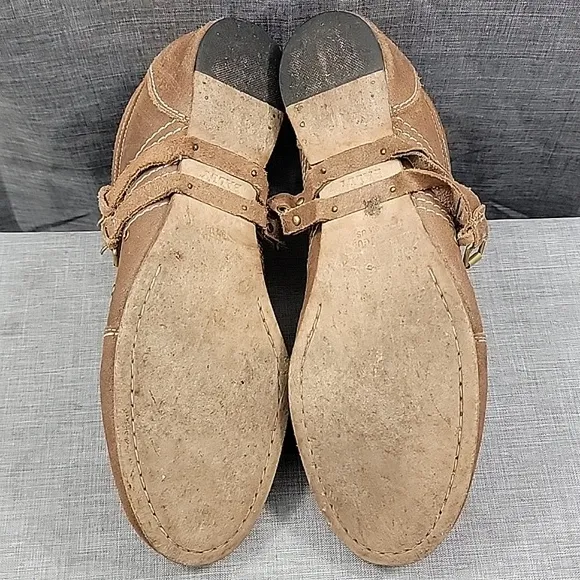 Bally Agnana Sneakers Brown Suede Hidden Heel Womens Shoe Size EU 40 US 9.5 M