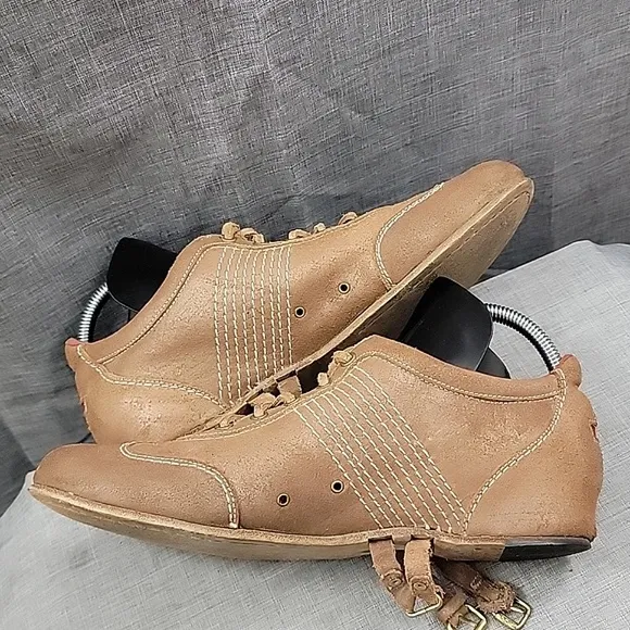 Bally Agnana Sneakers Brown Suede Hidden Heel Womens Shoe Size EU 40 US 9.5 M