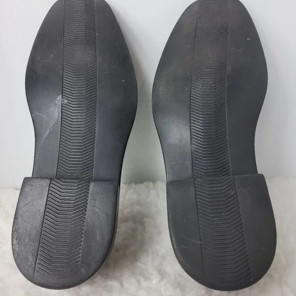 Bally Century Mens Shoes Size 7 E Goma Sole Black Leather Penny Loafers