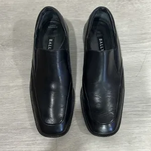 Bally • mens made in Switzerland leather slip on dress shoes size 8 black