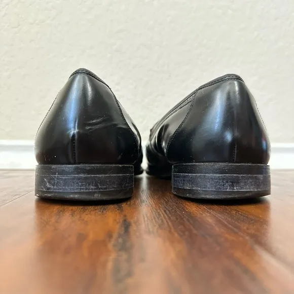 BALLY Mens Tasseled Loafers in Black Leather ITALY MADE