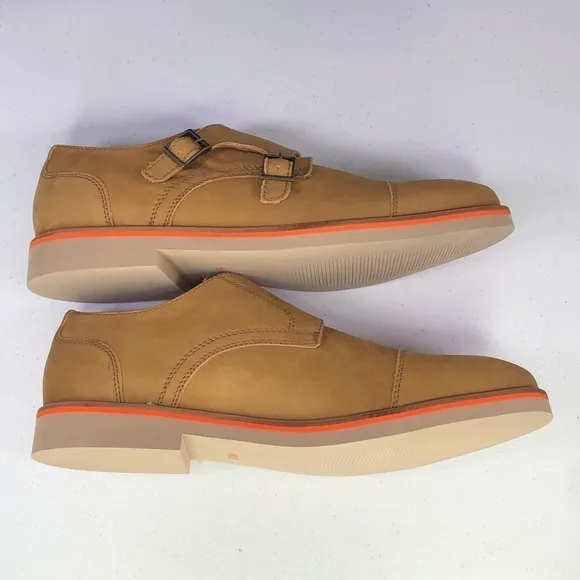 BAR III Baxter Monk Strap Leather Shoes