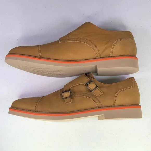 BAR III Baxter Monk Strap Leather Shoes