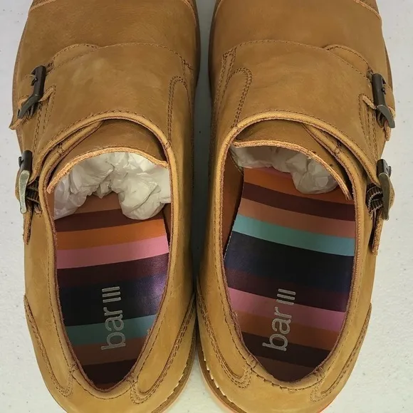 BAR III Baxter Monk Strap Leather Shoes