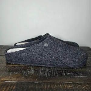 Birkenstock Zermatt Mens Size 12 Regular Width Slippers Shoes Slip On Gray