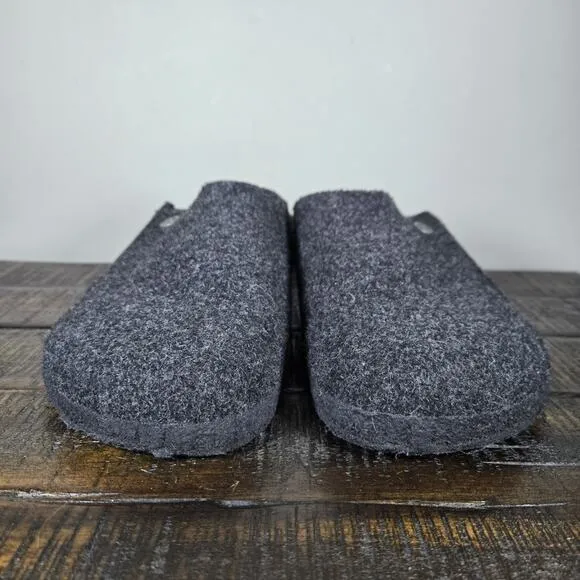Birkenstock Zermatt Mens Size 12 Regular Width Slippers Shoes Slip On Gray