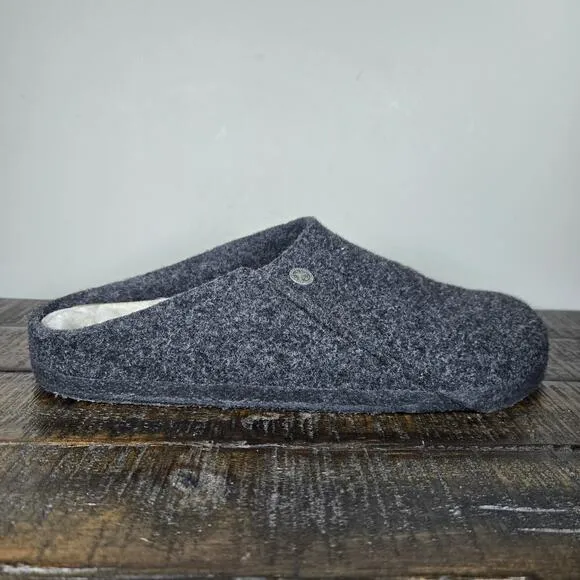 Birkenstock Zermatt Mens Size 12 Regular Width Slippers Shoes Slip On Gray