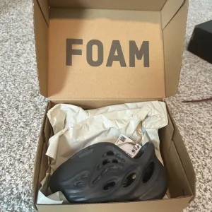 Black Yeezy Foam Slip-On Shoes