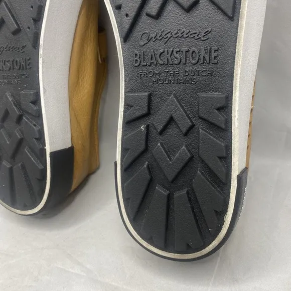 Blackstone PM41 3-Strap Brown Low Premium Handmade Sneakers Mens Size 11 US/45EU