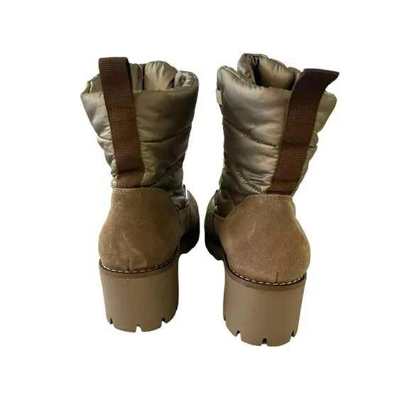 Blondo Daylor Waterproof Suede &amp; Textile Winter Boots 6.5 M Brown