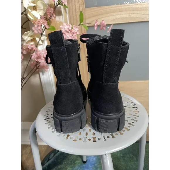 Blondo Garrie Waterproof Ankle Boots, Black Suede, Women's 6.5M