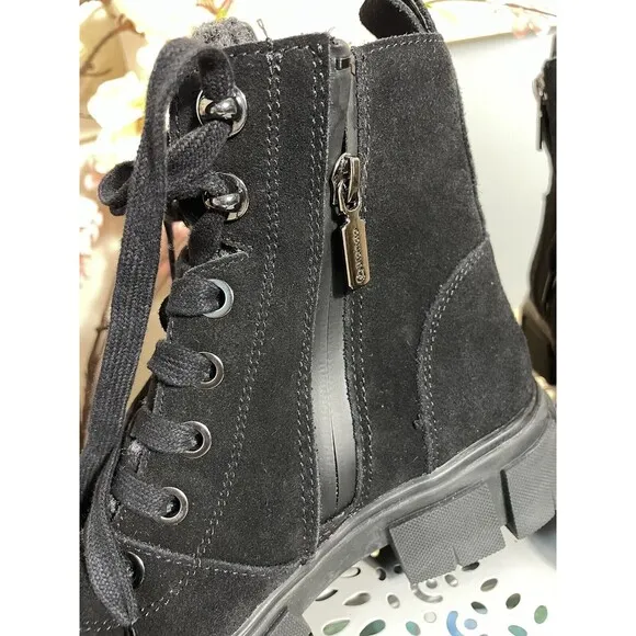 Blondo Garrie Waterproof Ankle Boots, Black Suede, Women's 6.5M