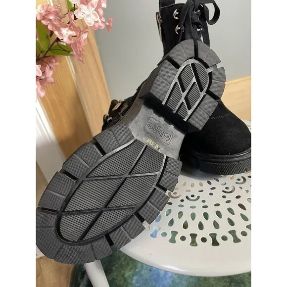 Blondo Garrie Waterproof Ankle Boots, Black Suede, Women's 6.5M