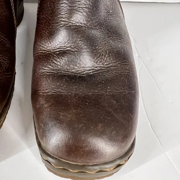 Blondo Masym 100% Leather Wool Shearling Brown Waterproof Winter Boots Sz 7