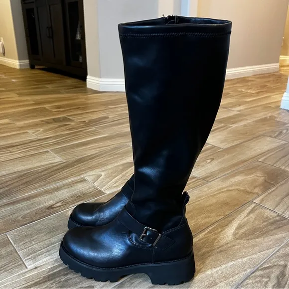 BLONDO NWOB WOMEN VIENNA FLEXIBLE WATERPROOF BLACK BOOTS SIZE 10