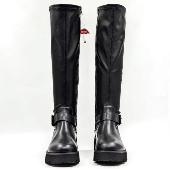BLONDO NWOB WOMEN VIENNA FLEXIBLE WATERPROOF BLACK BOOTS SIZE 10