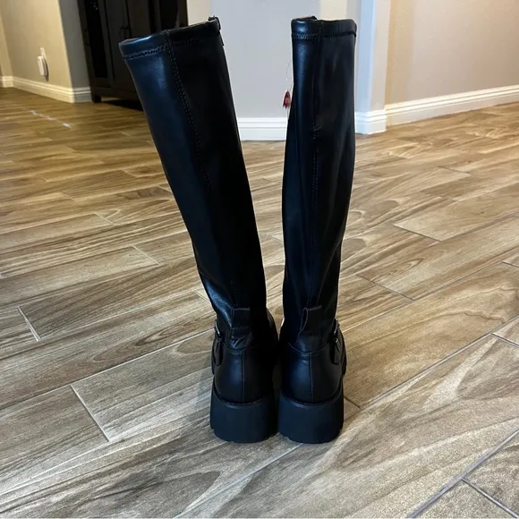 BLONDO NWOB WOMEN VIENNA FLEXIBLE WATERPROOF BLACK BOOTS SIZE 10