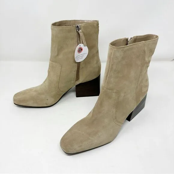 Blondo Salome Waterproof Boots Suede Size 11 Heeled Zip