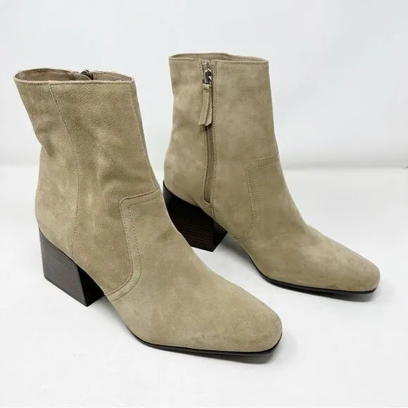 Blondo Salome Waterproof Boots Suede Size 11 Heeled Zip