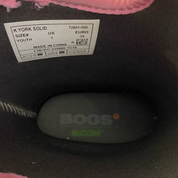 Bogs bloom k York solid waterproof boots