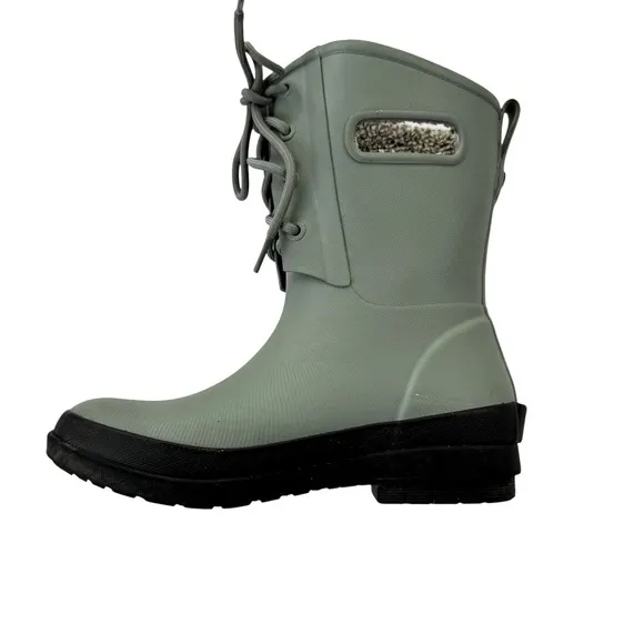 BOGS Waterproof Women's Amanda Il Lace Jade Boots Size 6