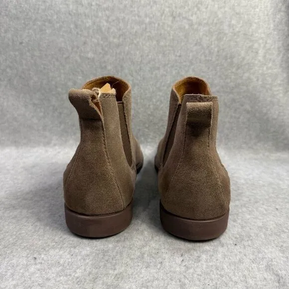 Born Men Chelsea Boots Size 12 Brody Brown Suede Pull On Dress Shoes Comfort NWT